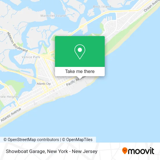 Showboat Garage map