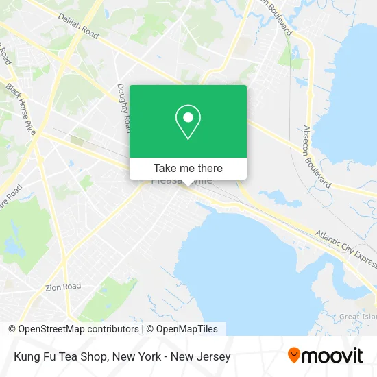 Mapa de Kung Fu Tea Shop