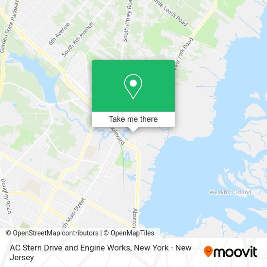 AC Stern Drive and Engine Works map