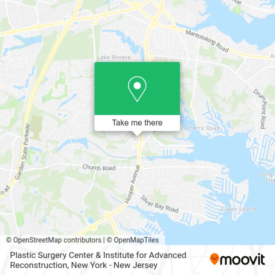 Plastic Surgery Center & Institute for Advanced Reconstruction map