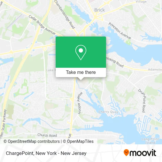 ChargePoint map