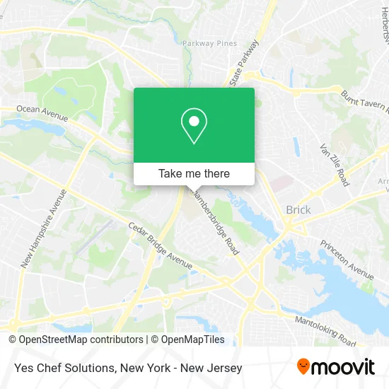 Yes Chef Solutions map