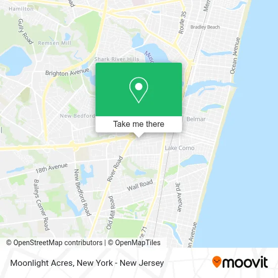 Moonlight Acres map
