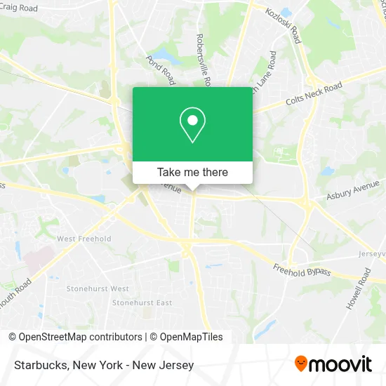 STARBUCKS map