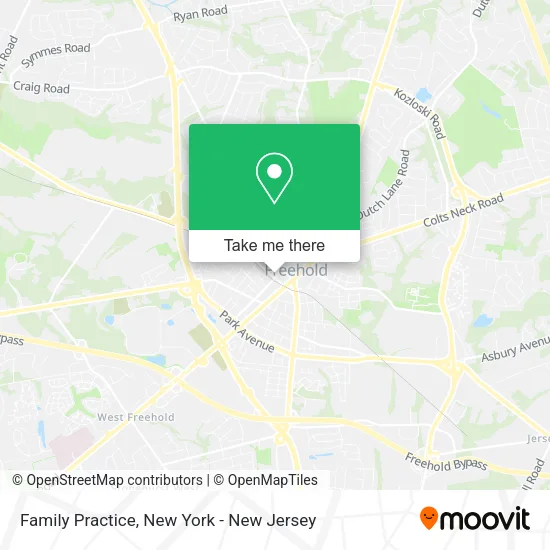 Family Practice map