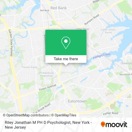 Riley Jonathan M PH D Psychologist map