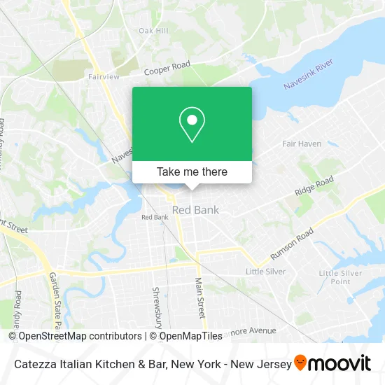 Mapa de Catezza Italian Kitchen & Bar