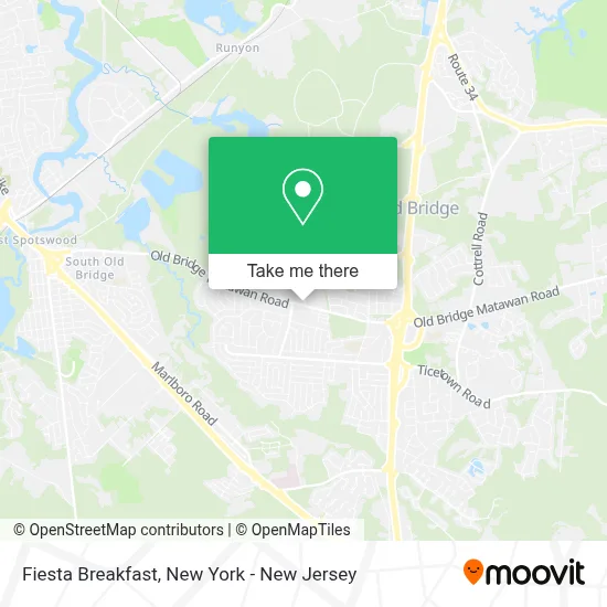 Fiesta Breakfast map