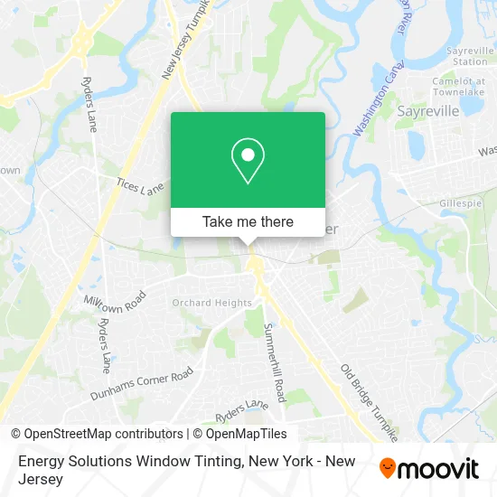 Energy Solutions Window Tinting map