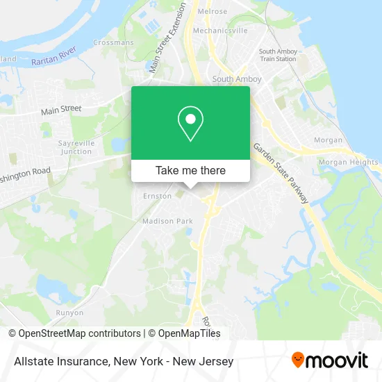 Allstate Insurance map