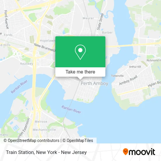 Train Station map