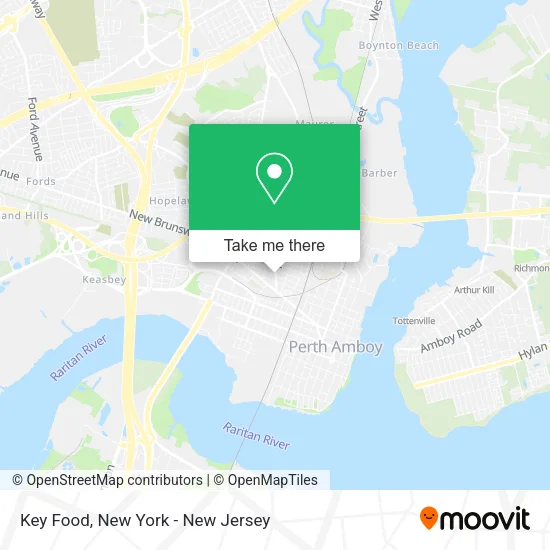 Key Food map