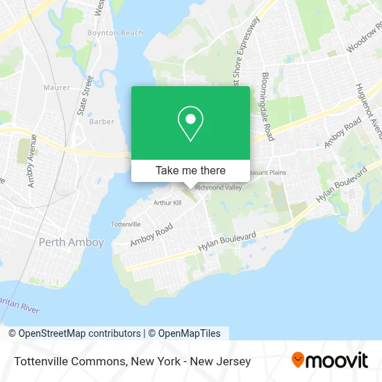 Tottenville Commons map