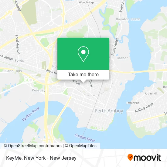 KeyMe map