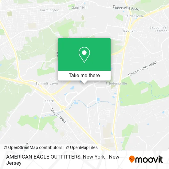 AMERICAN EAGLE OUTFITTERS map