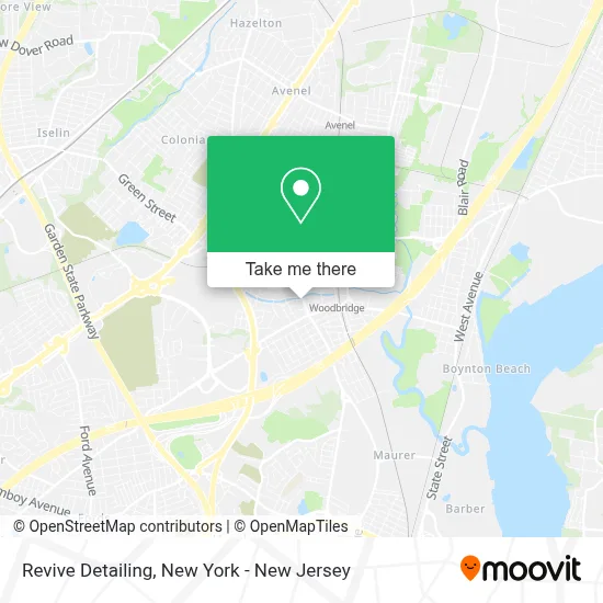 Revive Detailing map