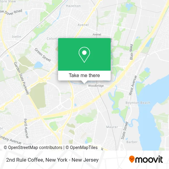 2nd Rule Coffee map