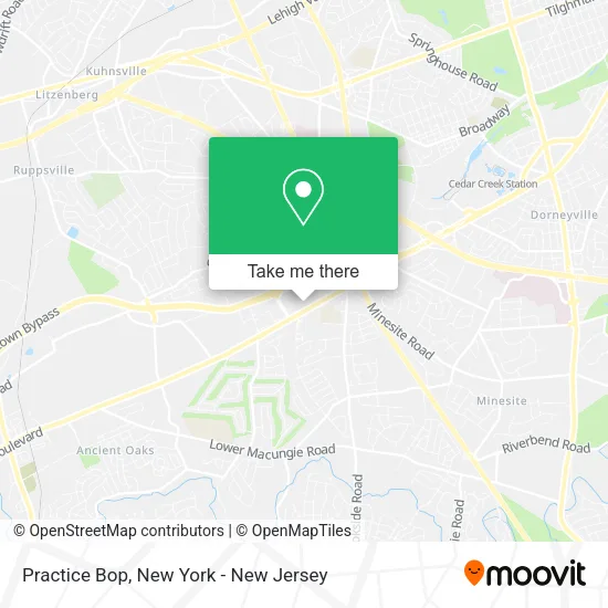 Practice Bop map