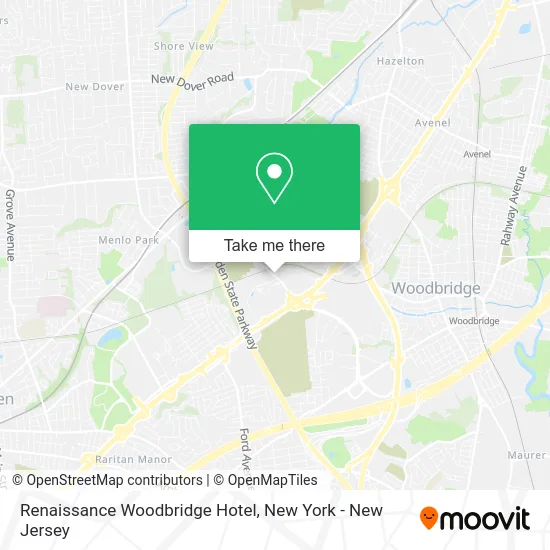 Renaissance Woodbridge Hotel map