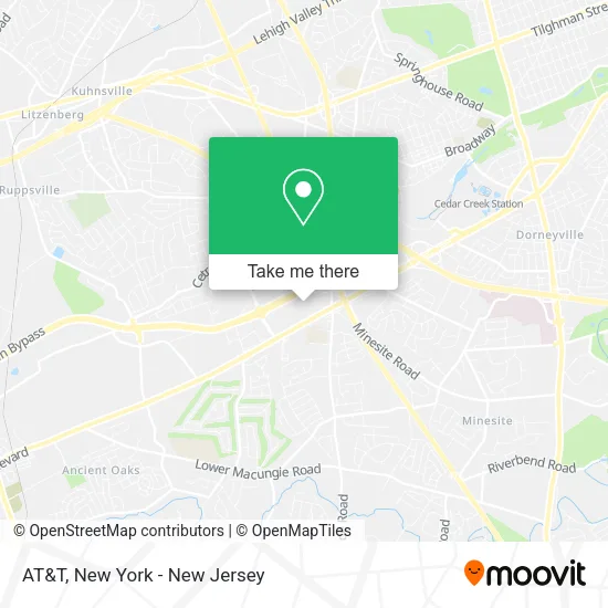 AT&T map