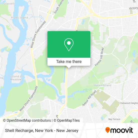 Shell Recharge map