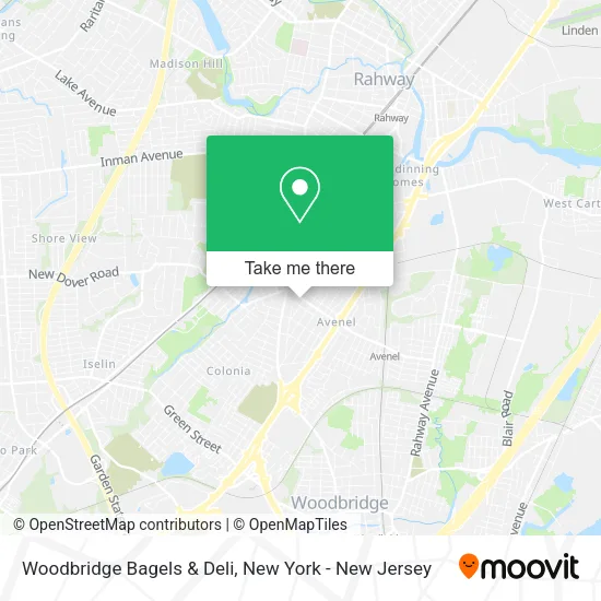 Woodbridge Bagels & Deli map