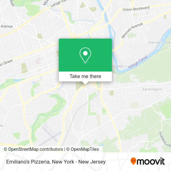 Emiliano's Pizzeria map