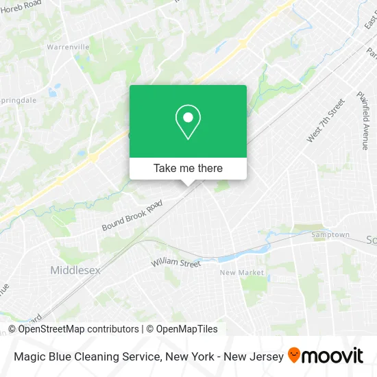 Magic Blue Cleaning Service map
