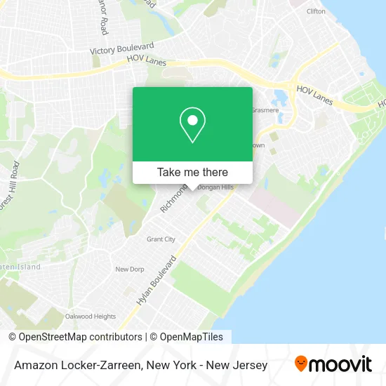 Amazon Locker-Zarreen map