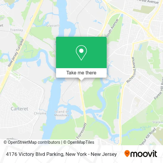 4176 Victory Blvd Parking map