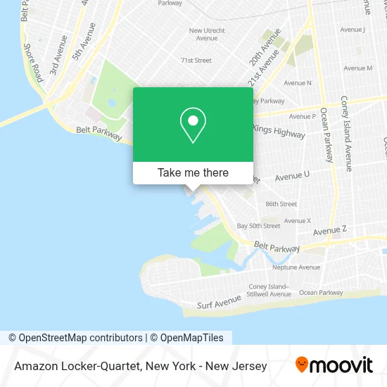 Amazon Locker-Quartet map