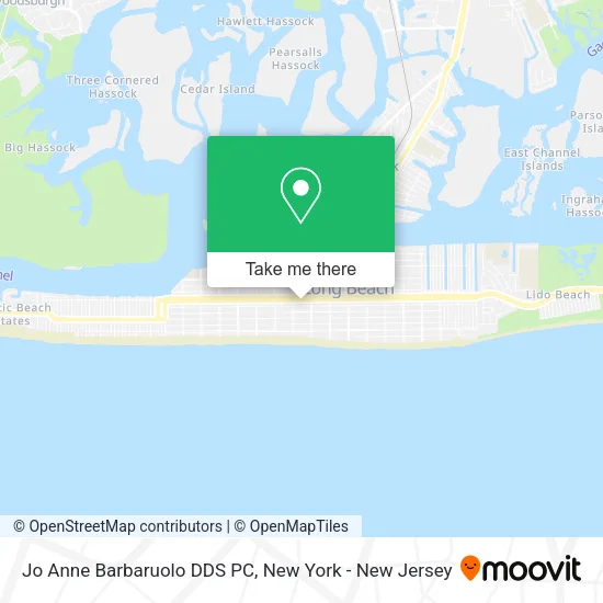 Jo Anne Barbaruolo DDS PC map