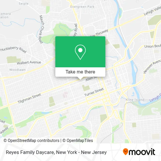 Reyes Family Daycare map