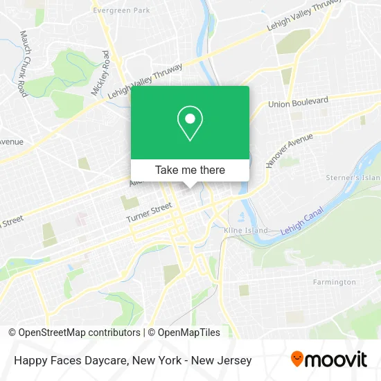 Happy Faces Daycare map