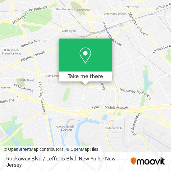 Rockaway Blvd / Lefferts Blvd map