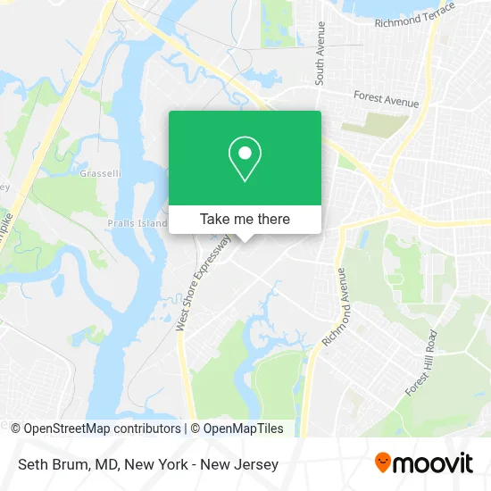 Seth Brum, MD map