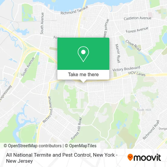 All National Termite and Pest Control map