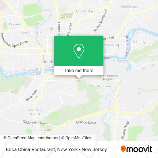 Boca Chica Restaurant map