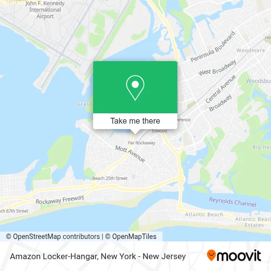 Amazon Locker-Hangar map