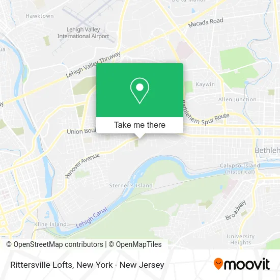 Rittersville Lofts map