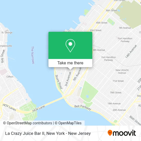 La Crazy Juice Bar II map