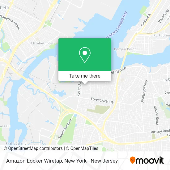Amazon Locker-Wiretap map