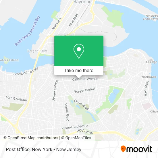 Post Office map