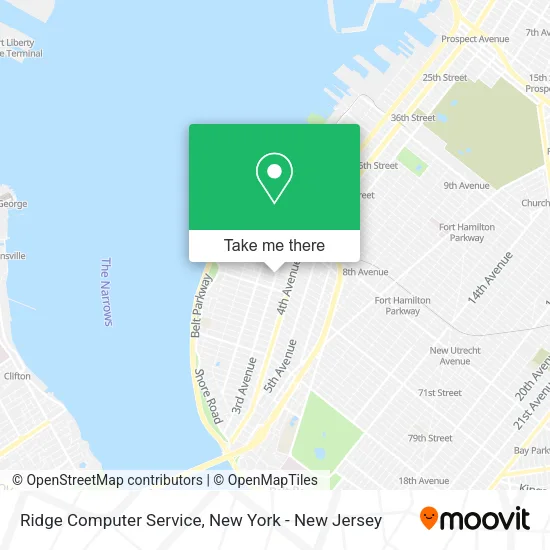 Ridge Computer Service map