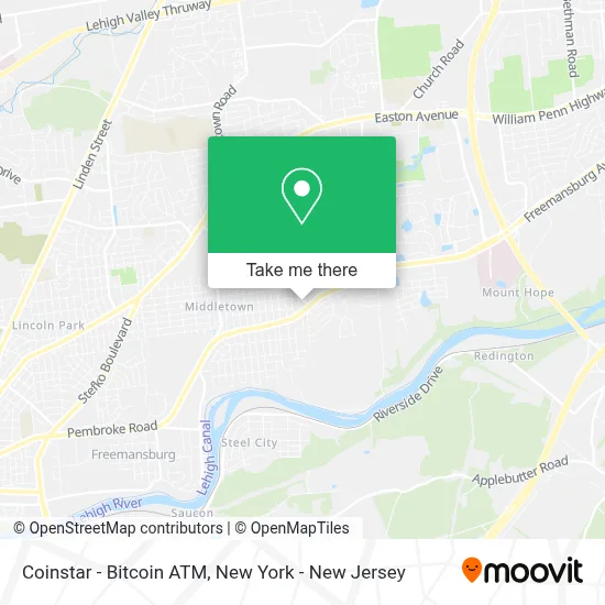 Coinstar - Bitcoin ATM map