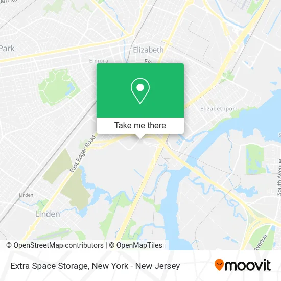 Extra Space Storage map