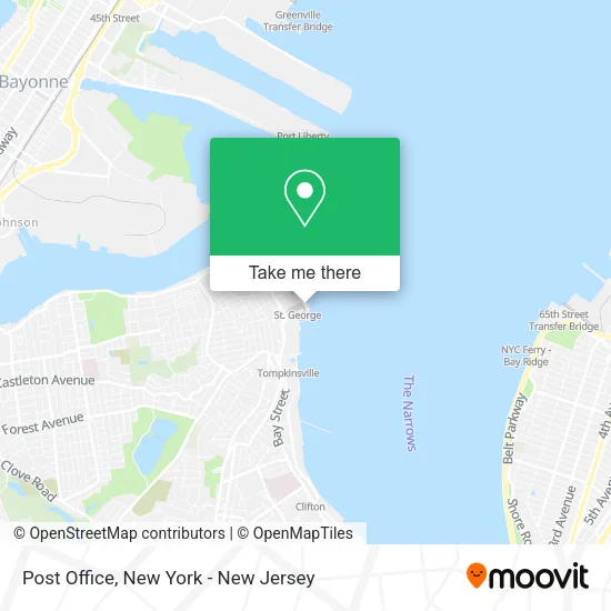 Post Office map