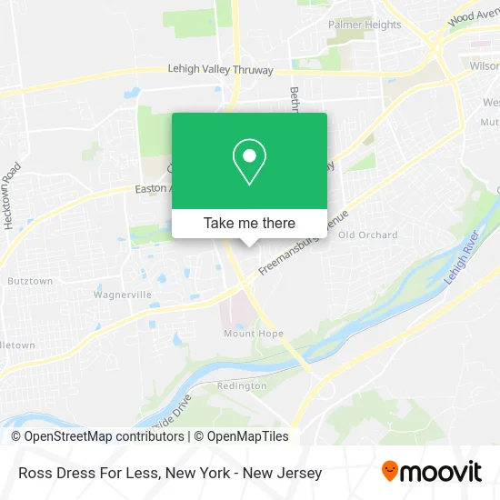 Ross Dress For Less map