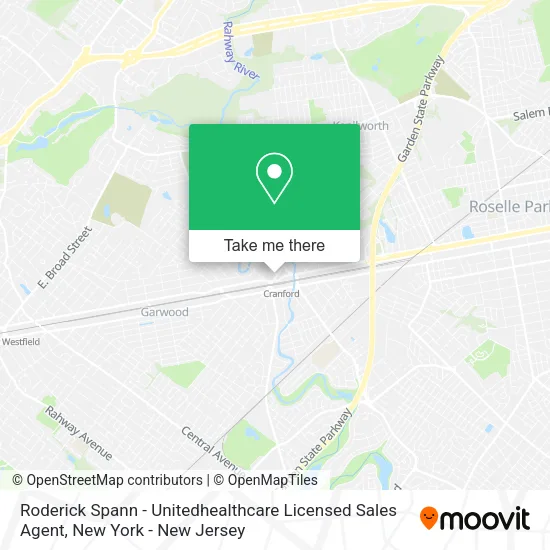 Mapa de Roderick Spann - Unitedhealthcare Licensed Sales Agent