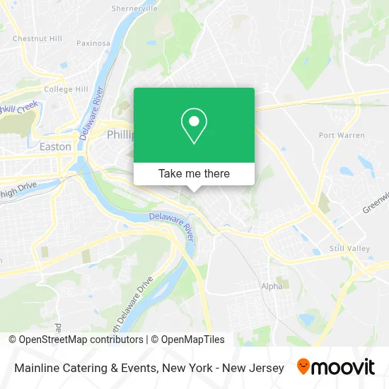 Mainline Catering & Events map